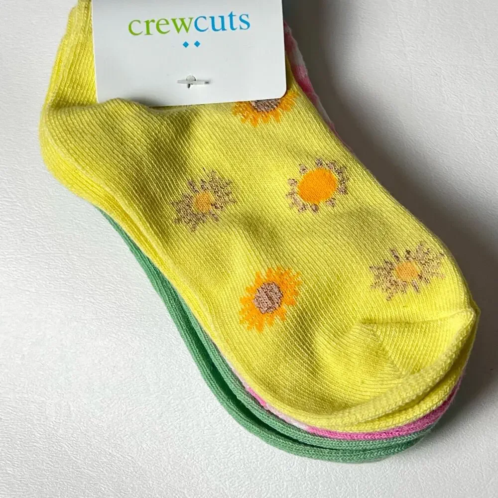 Crewcuts Multi-pack  Summer Style Socks  Sz M  NWT